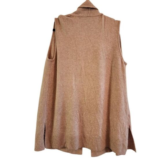 Ann Taylor sleeveless open front sweater tunic vest size M - Picture 2 of 5